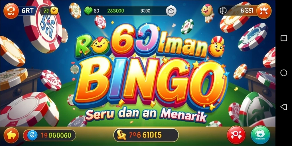 Screenshot utama 6RT menampilkan keseruan gameplay Bingo yang memikat.