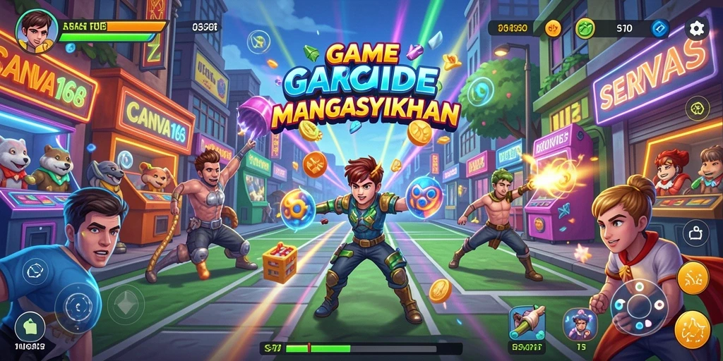 Tampilan gameplay seru dari CANVA168 dengan aksi cepat dan grafis menarik.