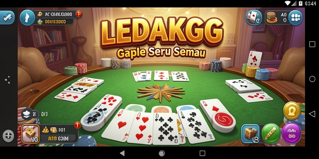 Tampilan menarik saat bermain Gaple di LEDAKGG.