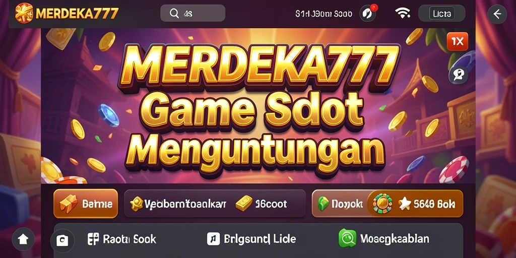Tampilan gameplay seru dari game Slot MERDEKA777.