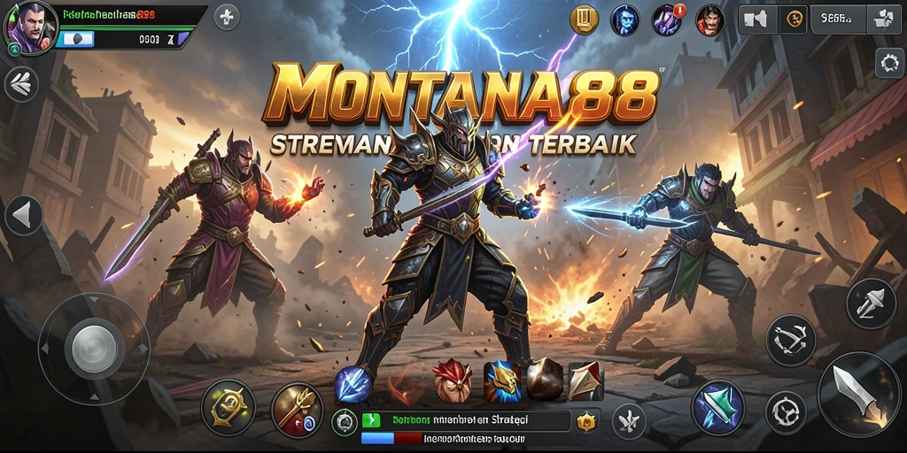 Tampilan gameplay MONTANA88 yang menarik dengan pertempuran strategis.