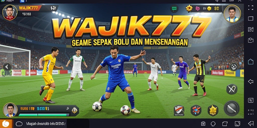 Tangkapan layar gameplay menarik dari WAJIK777 yang menampilkan aksi bola.